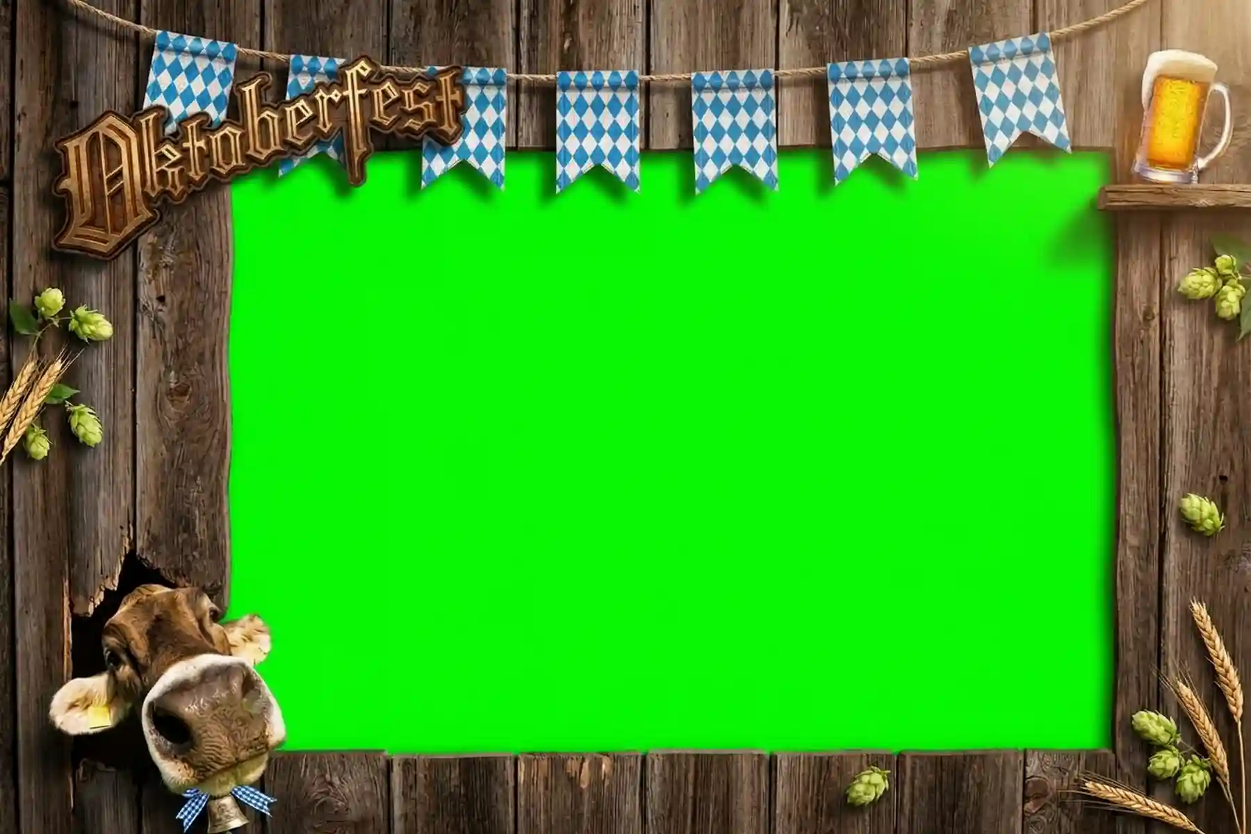 Layout-Beispiel der digitalen Fotobox – Fasching