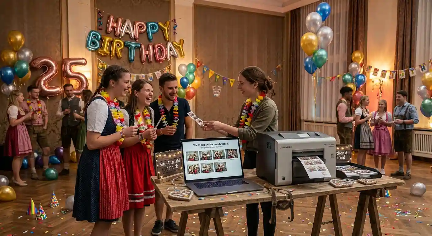 Profi-Fotodrucker für Sofortausdrucke bei der digitalen Fotobox
